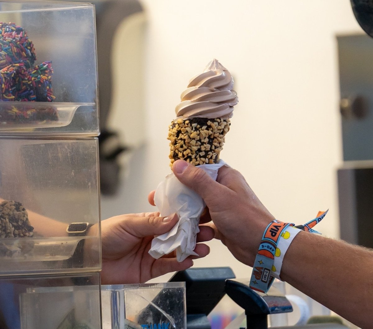 Ice Cream at Oceans Calling ice cream at Oceans Calling